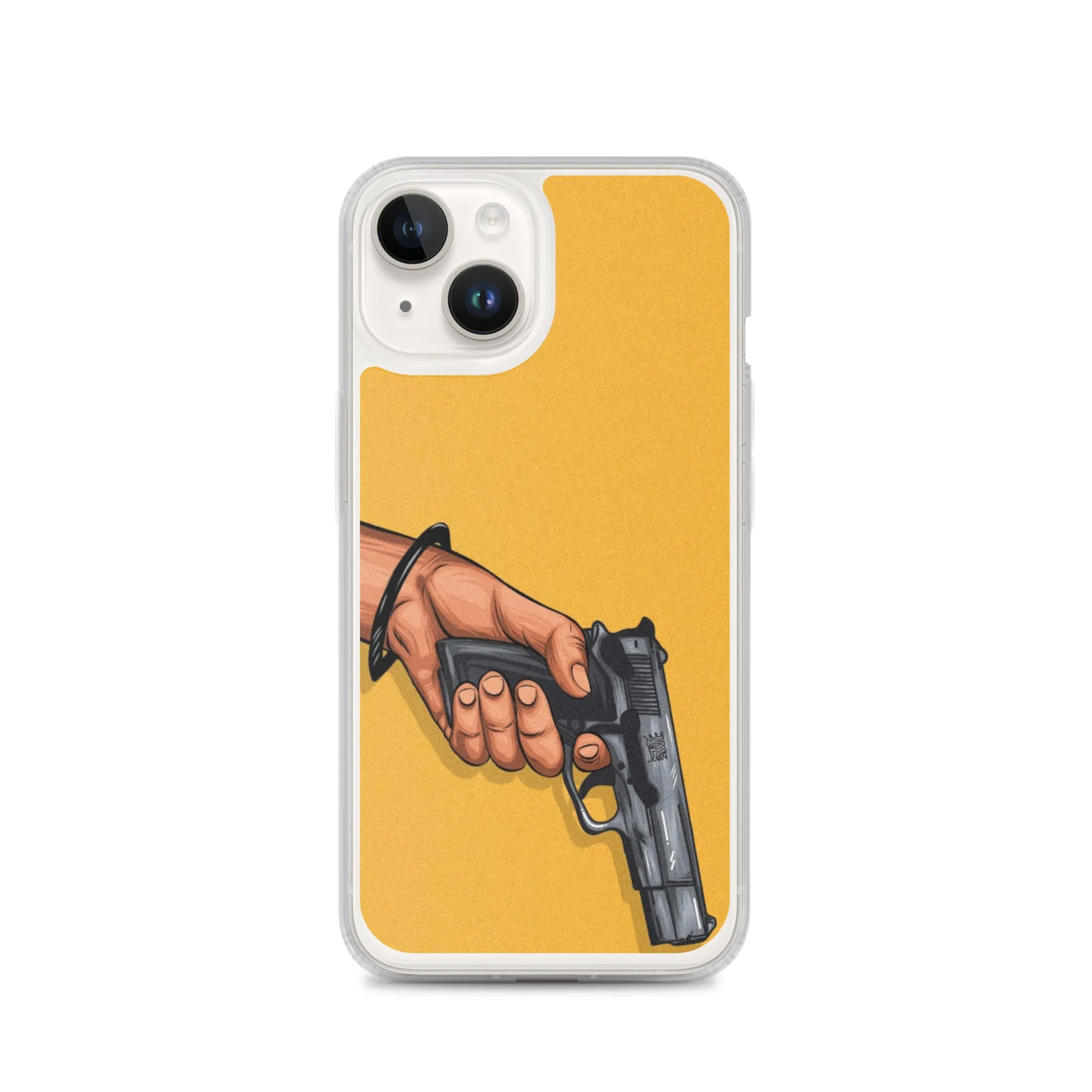 Hand with Gun iPhone Case