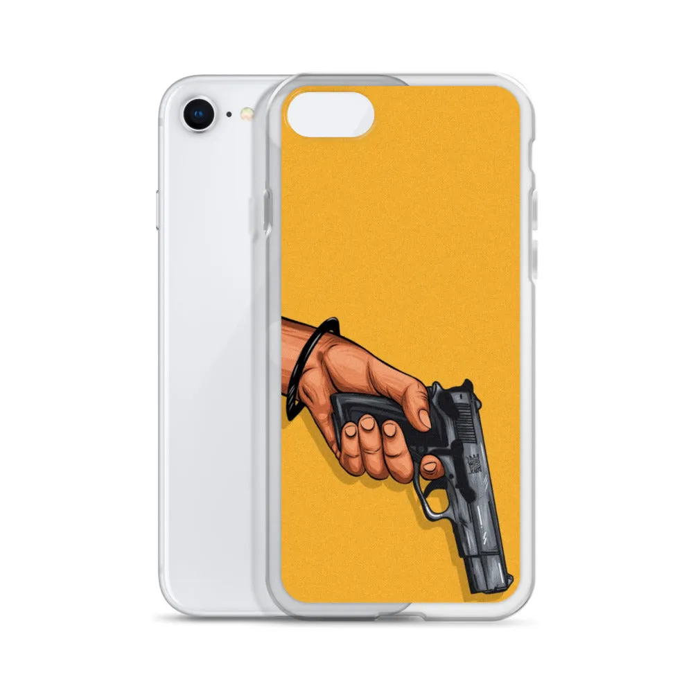 Hand with Gun iPhone Case