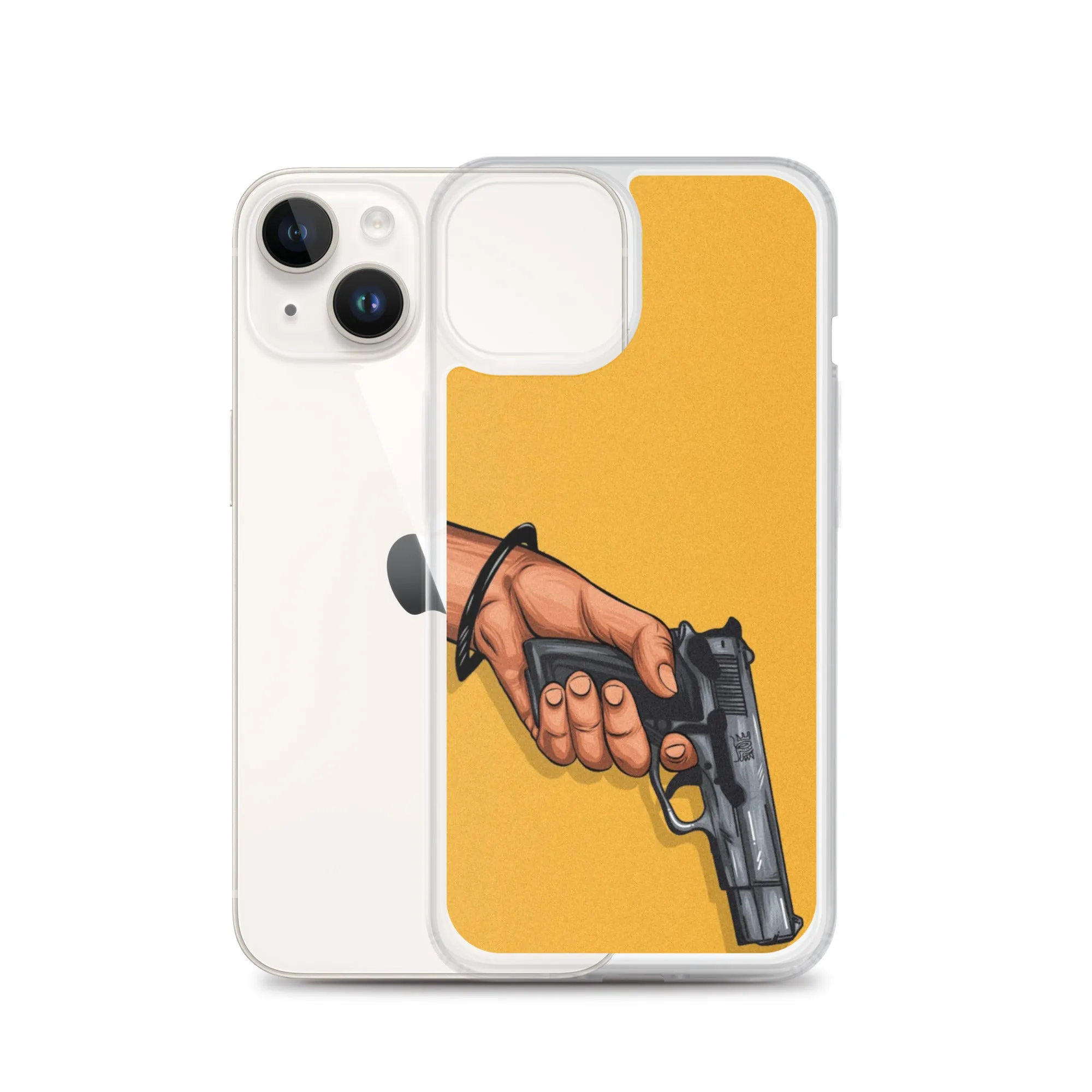 Hand with Gun iPhone Case