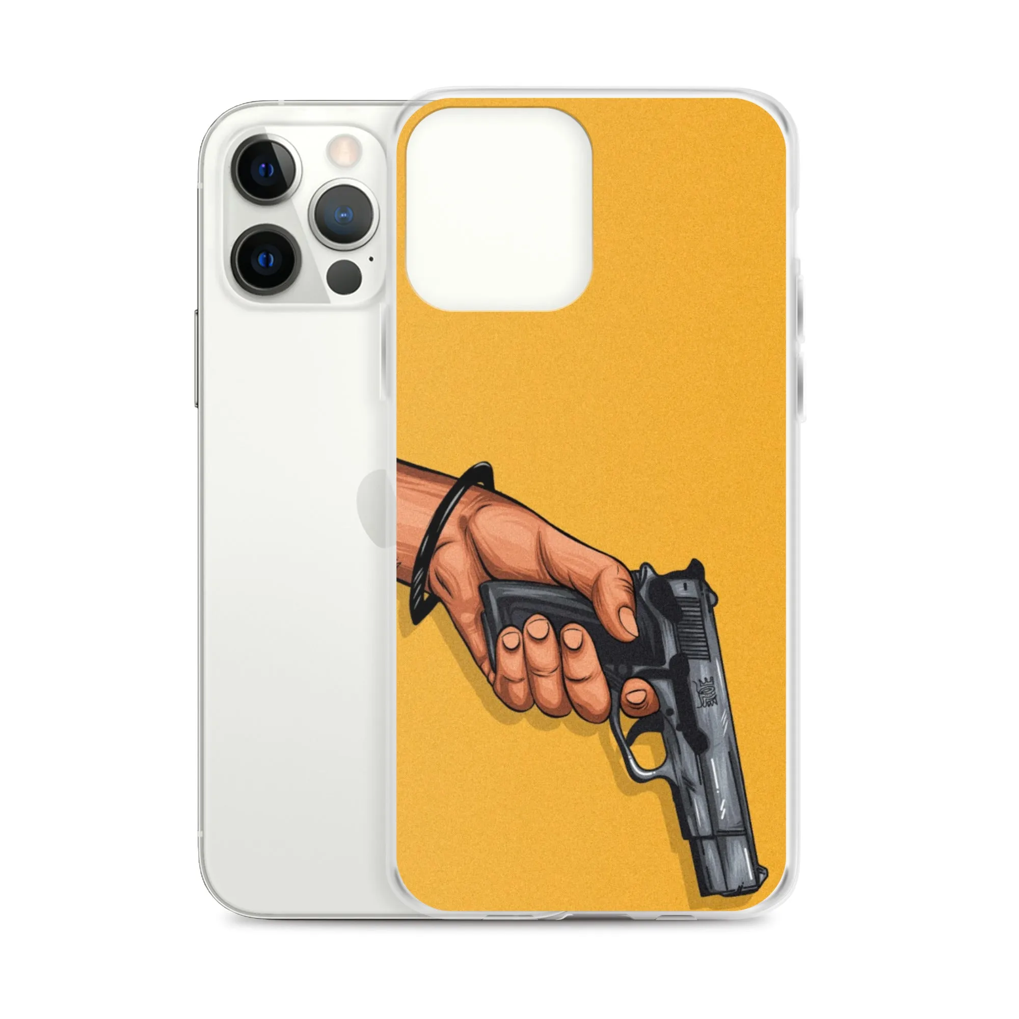 Hand with Gun iPhone Case