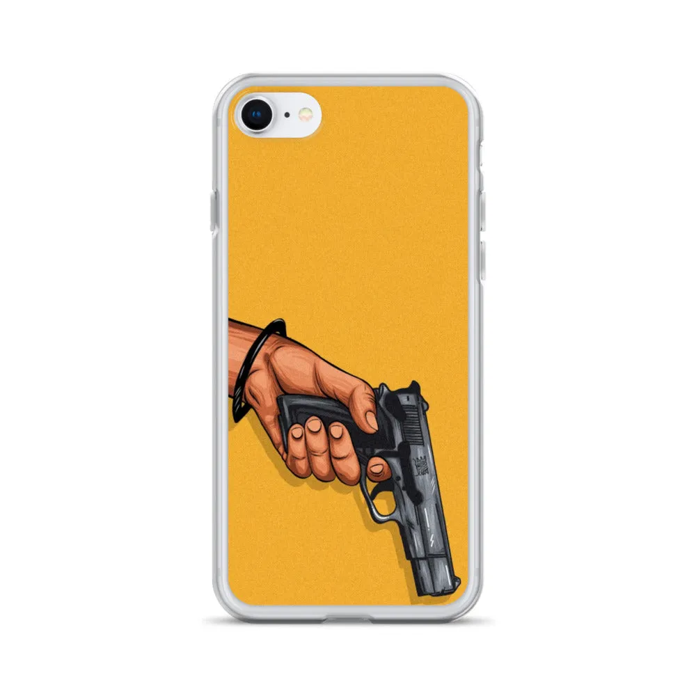 Hand with Gun iPhone Case