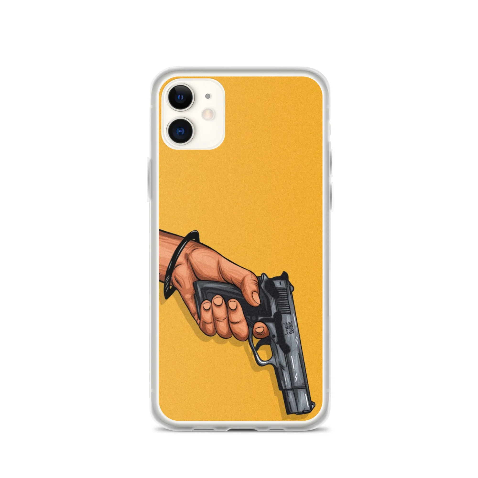 Hand with Gun iPhone Case