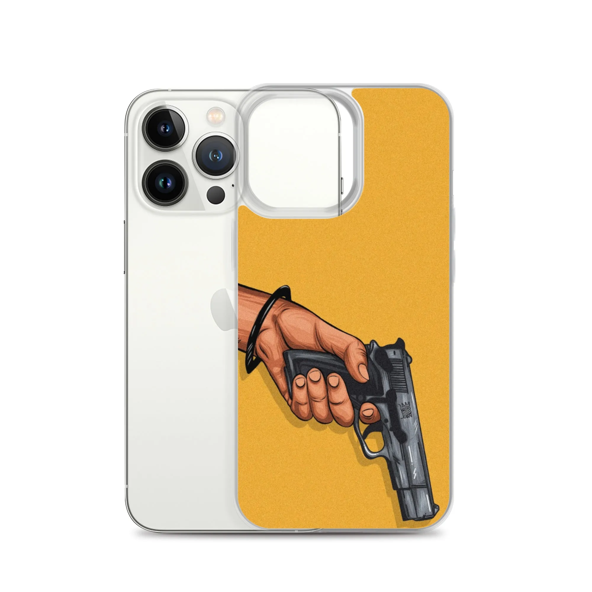 Hand with Gun iPhone Case