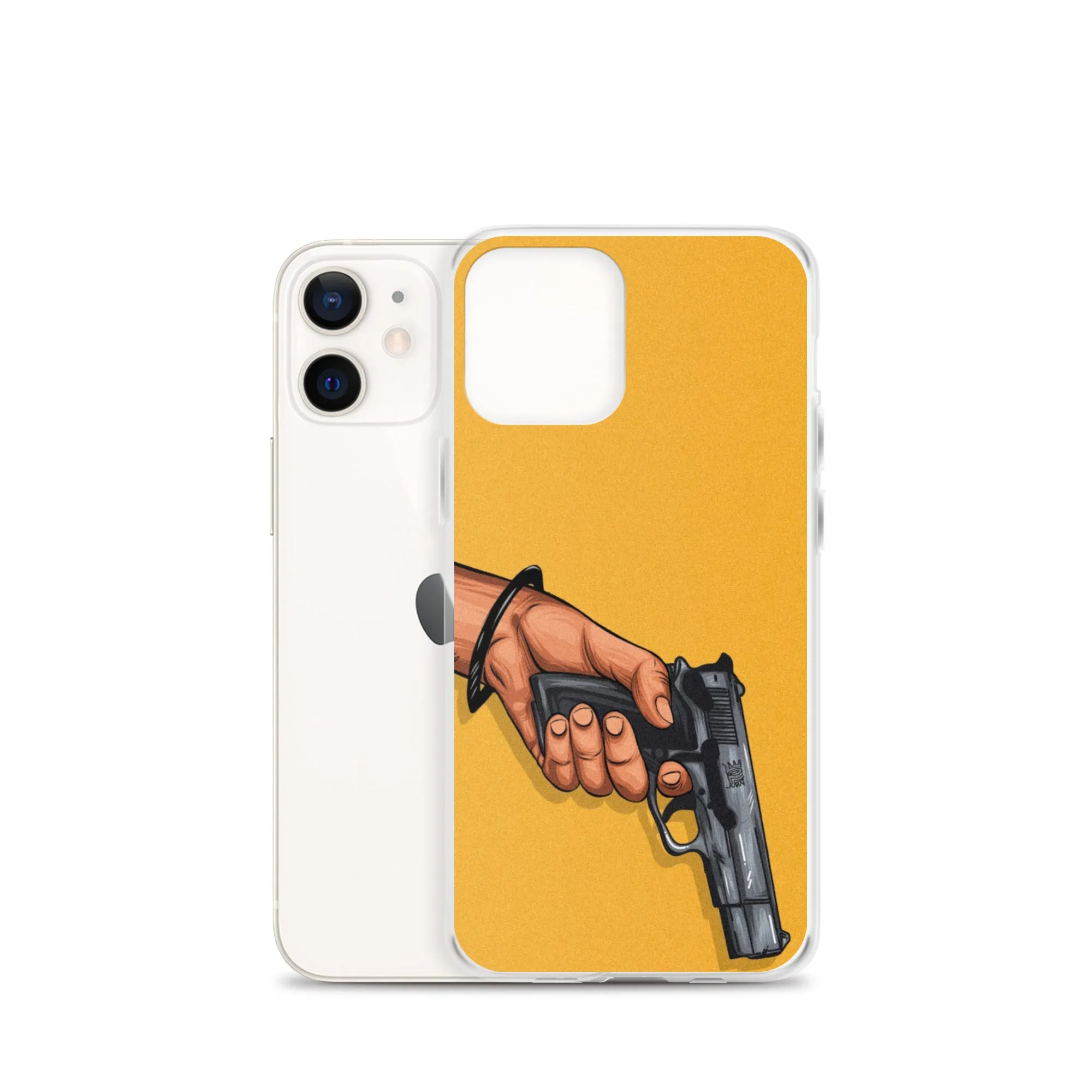 Hand with Gun iPhone Case