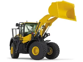 Komatsu WA380-8 Wheel Loader Yellow 1/50 Diecast Model by NZG