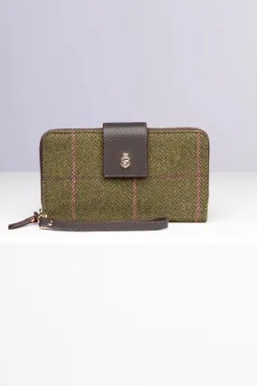 Ladies Tweed Clutch Purse - Helmsley