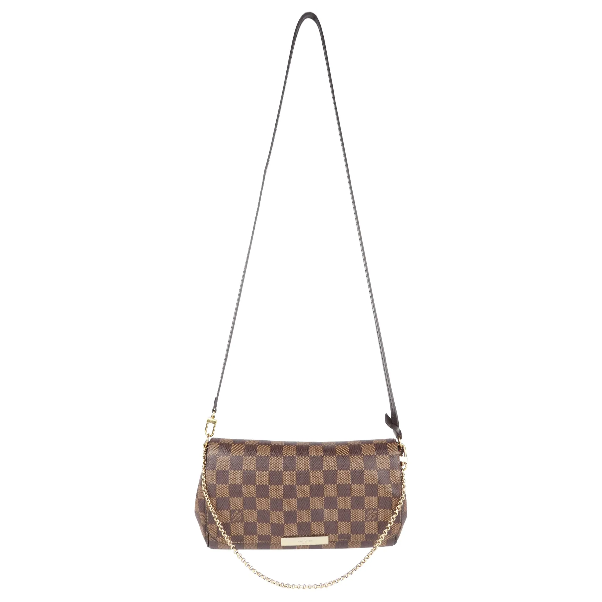 Louis Vuitton Favorite MM Damier Ebene Coated Canvas