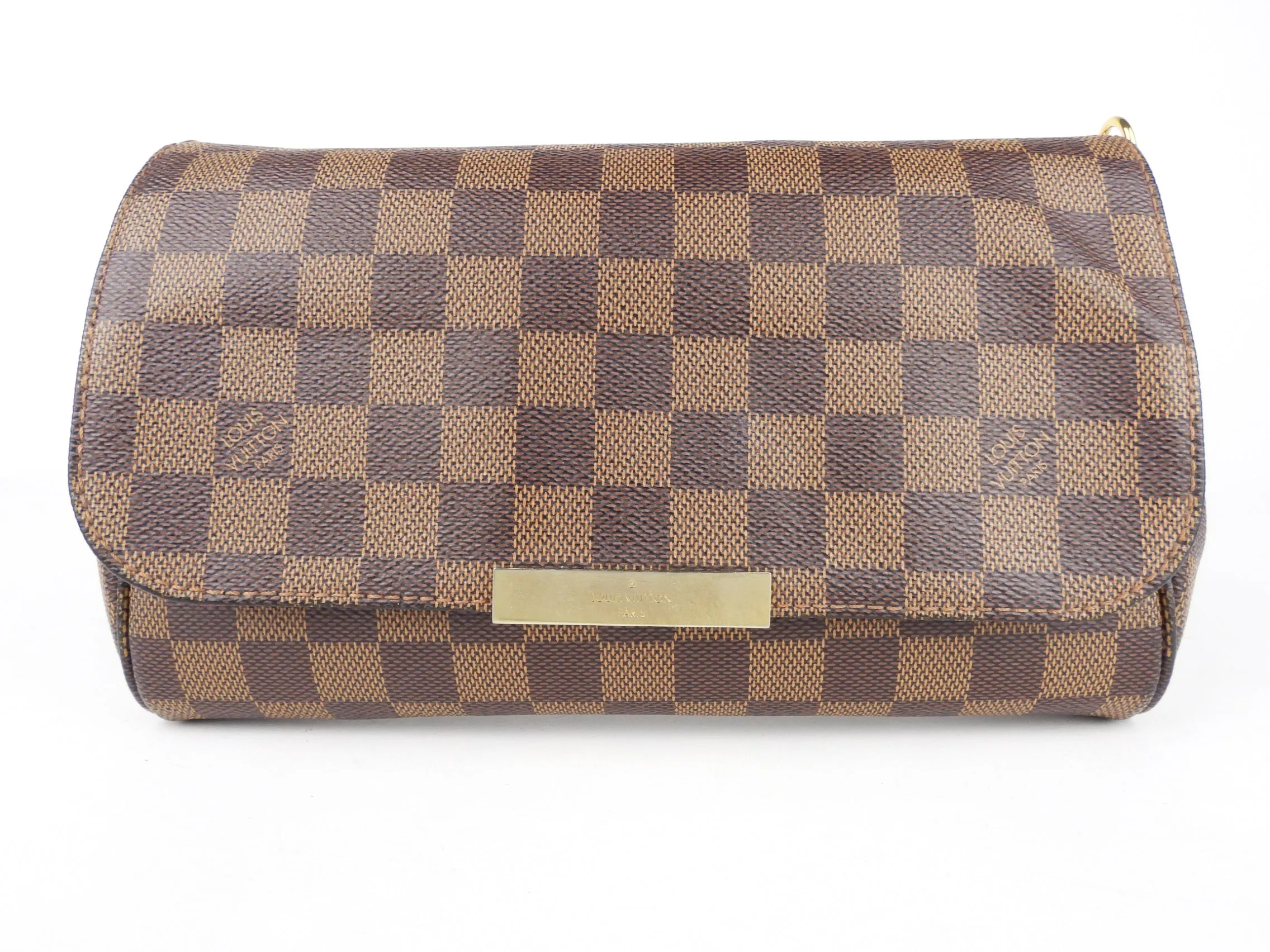 Louis Vuitton Favorite MM Damier Ebene Coated Canvas