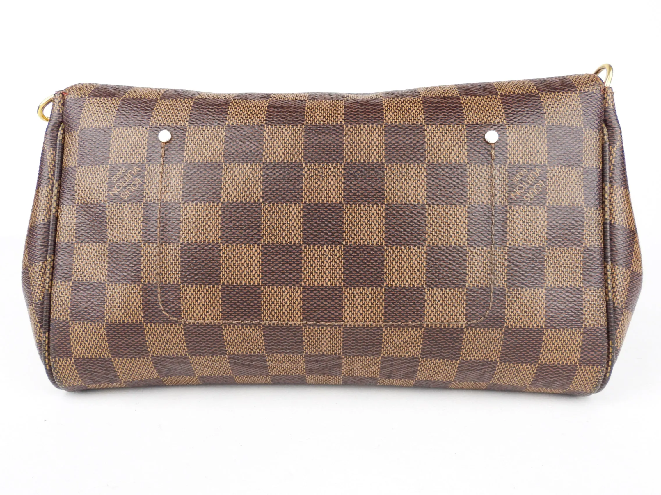 Louis Vuitton Favorite MM Damier Ebene Coated Canvas