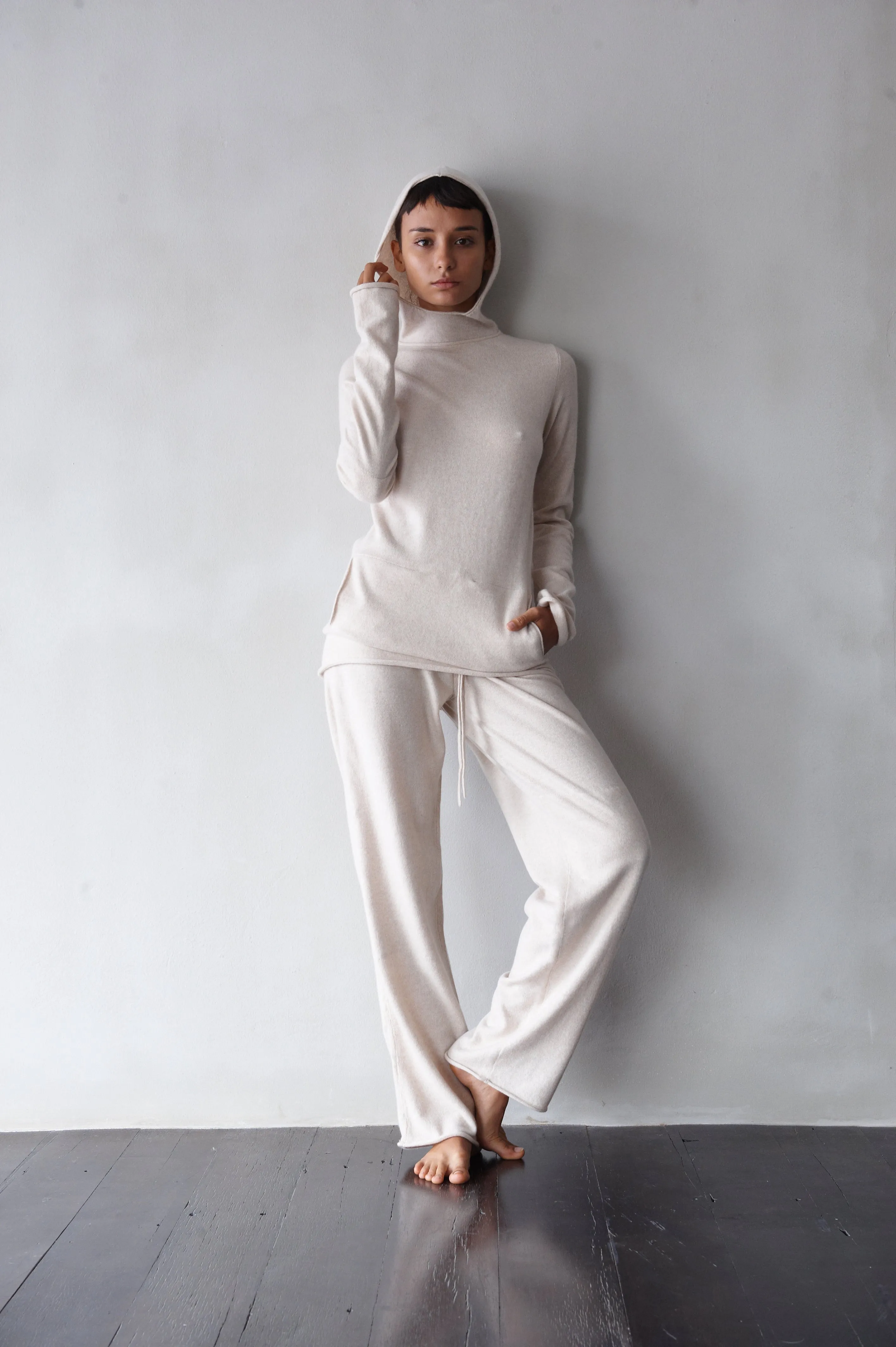 Mid-Weight Cashmere Track Pants