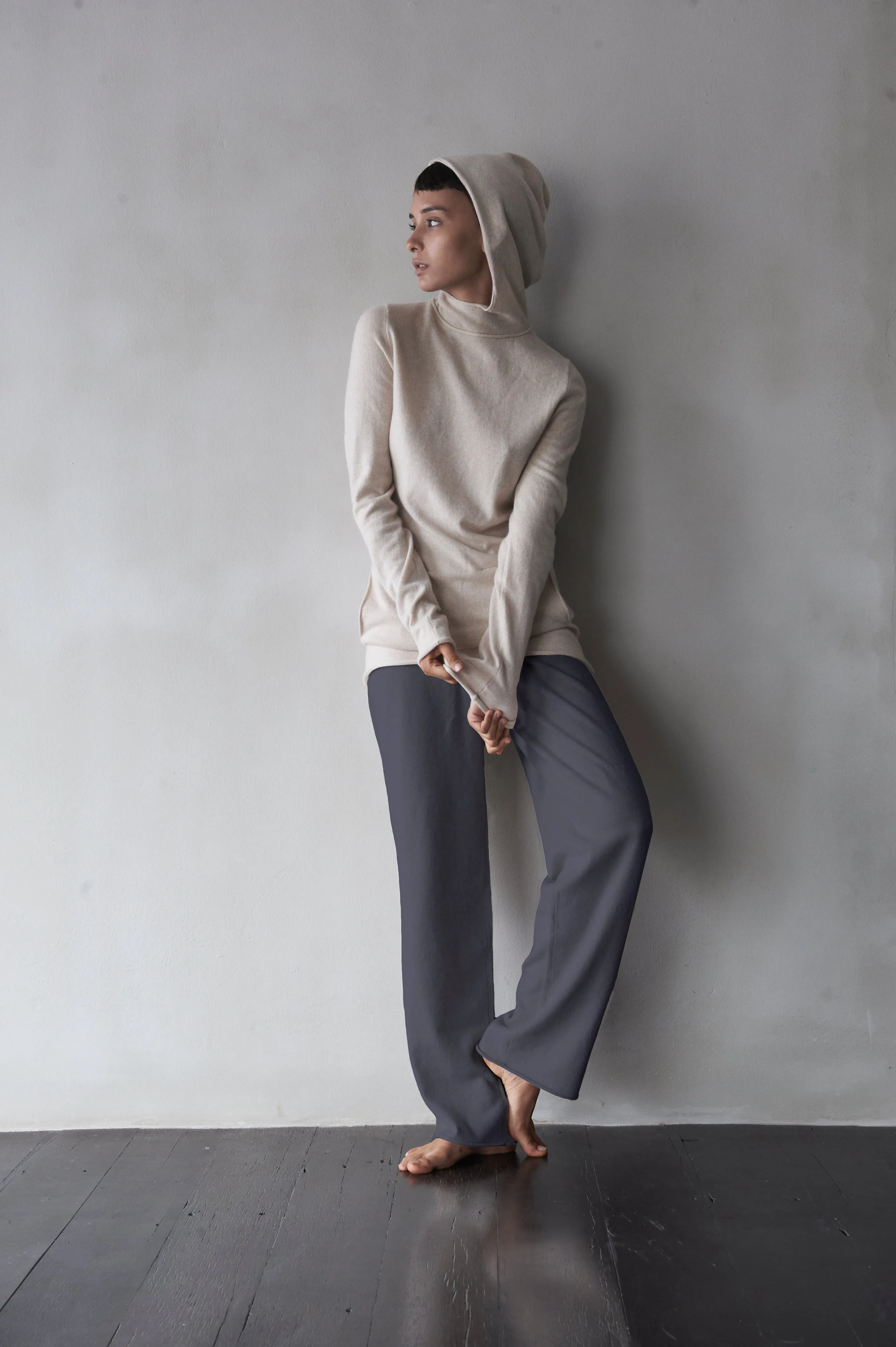 Mid-Weight Cashmere Track Pants