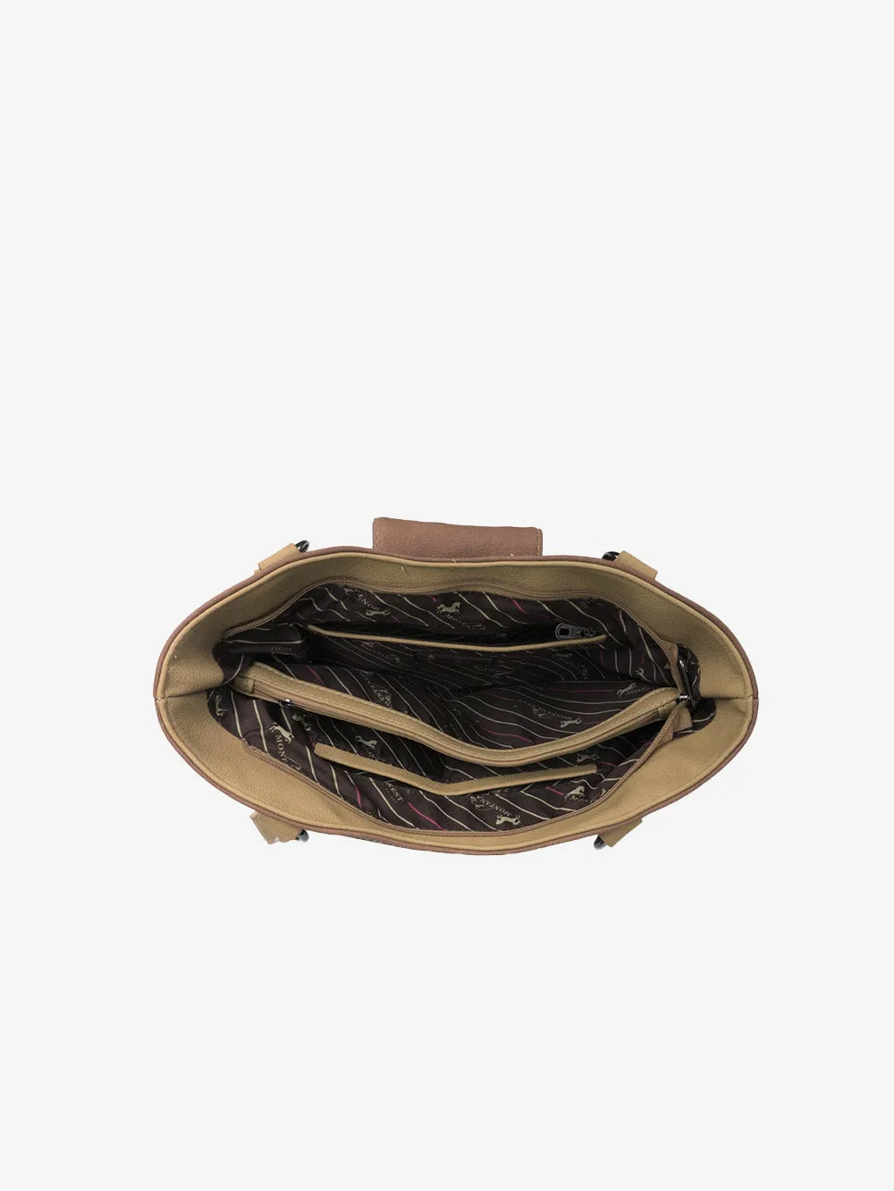 Montana West Concho Flap Concealed Carry Tote