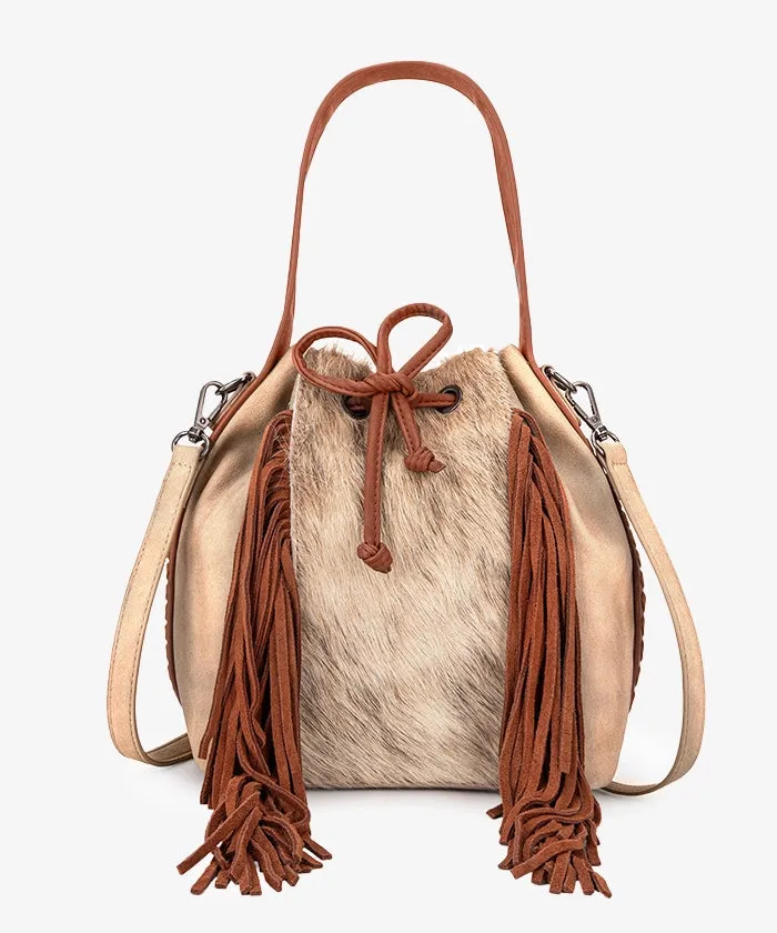 Montana West Drawstring Bucket Bag