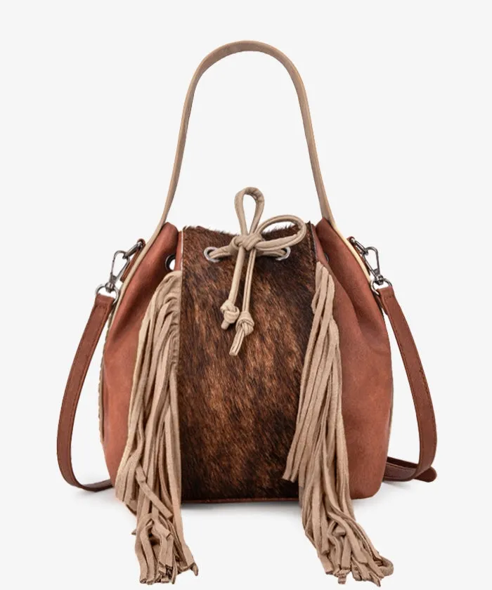 Montana West Drawstring Bucket Bag