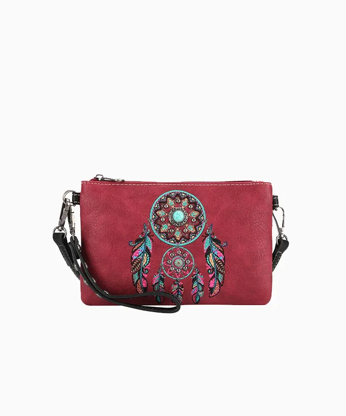 Montana West Dream Catcher Crossbody Clutch