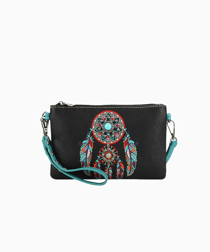 Montana West Dream Catcher Crossbody Clutch