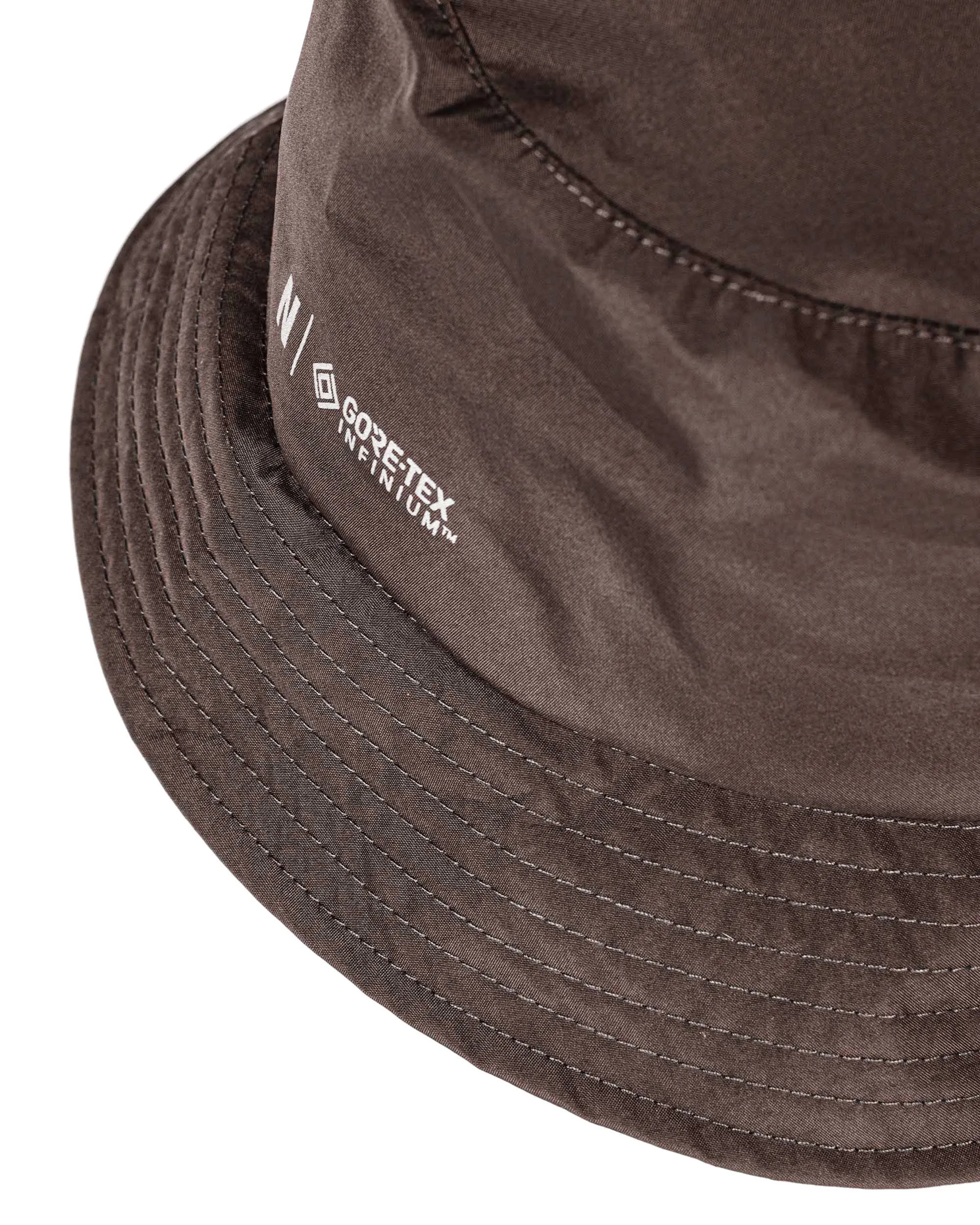 Norse Projects Gore-Tex Infinium Bucket Hat Heathland Brown