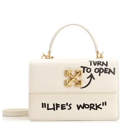 Off-white White "jitney 1.4" handbag