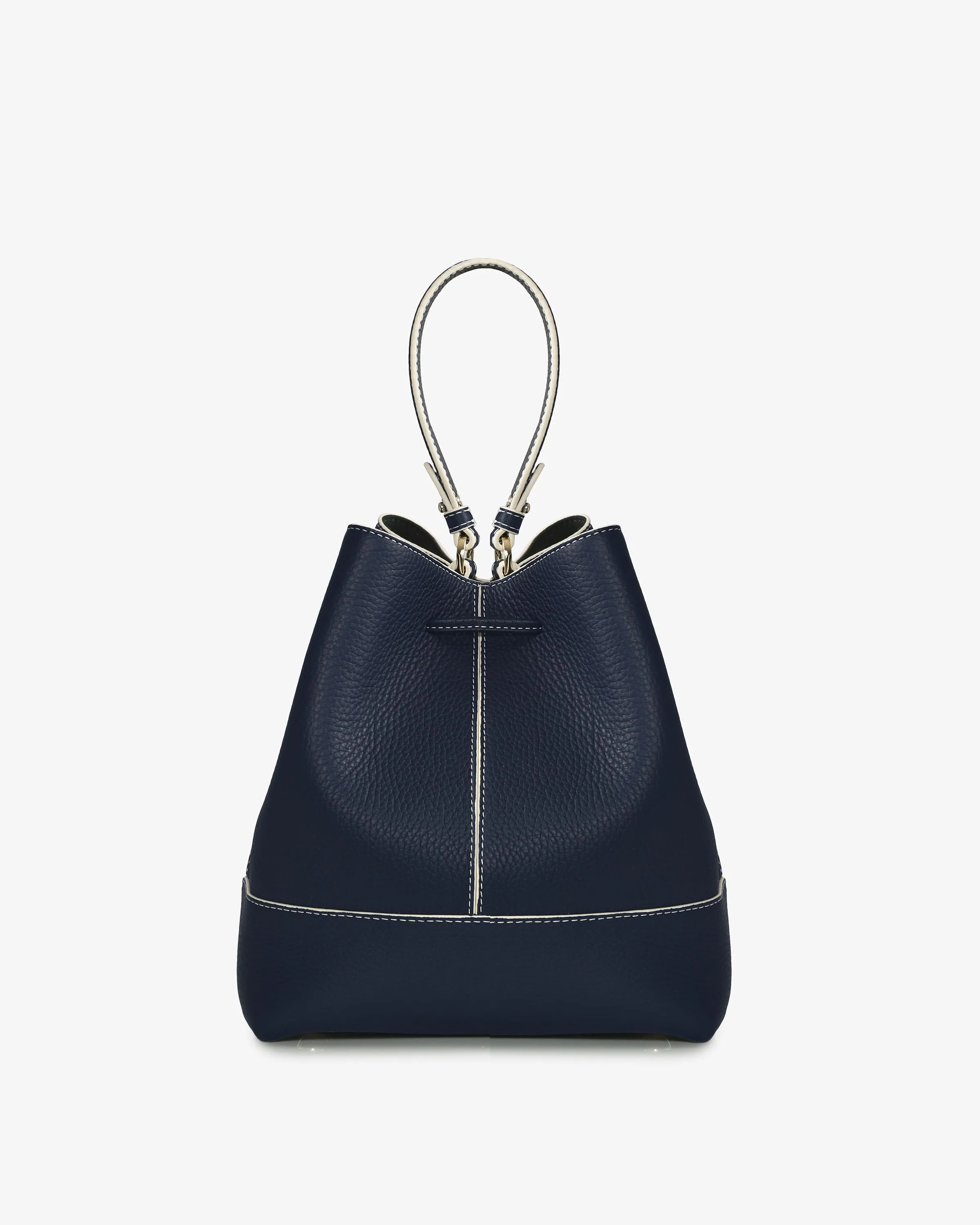 Osette Midi - Navy with Vanilla Edge/Stitch