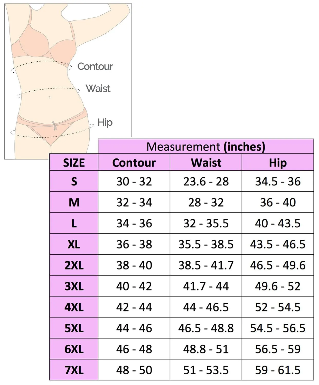 Post Op High back body boyshort style - C9015