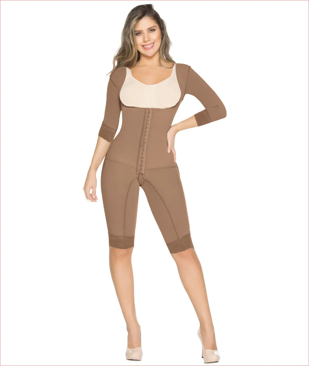 Post Op One piece girdle with sleeves - C9016