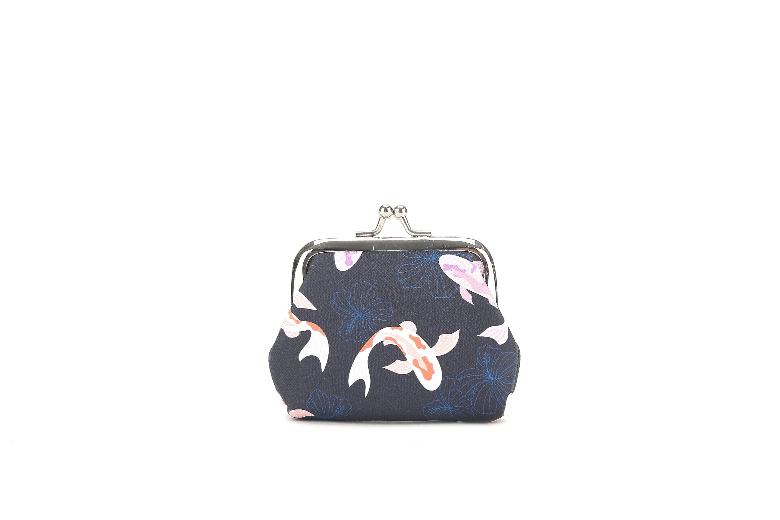 Pouch Coin Large Koi Navy