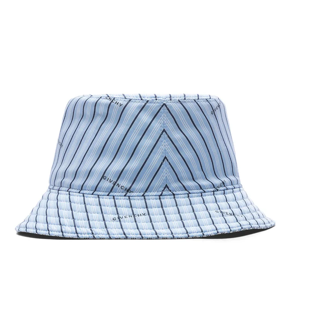 Reversible Bucket - Baby Blue/White