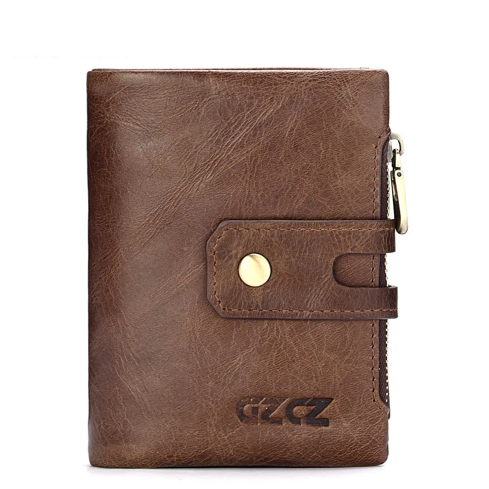 RFID Theft Protection Leather Card Coin Men's Wallet