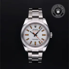 Rolex Certified Pre-Owned Oyster Perpetual Milgauss