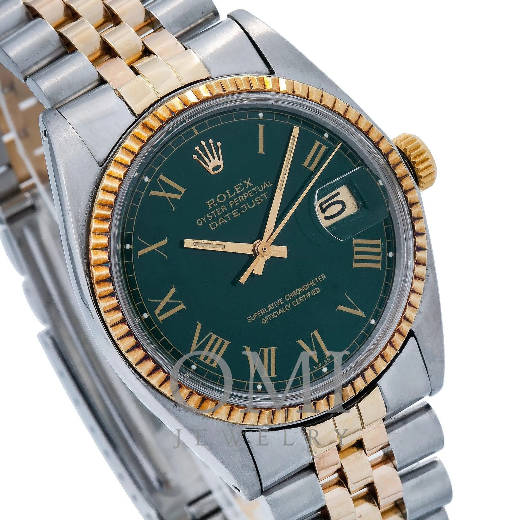 Rolex Datejust 1601 36MM Green Dial With Two Tone Bracelet