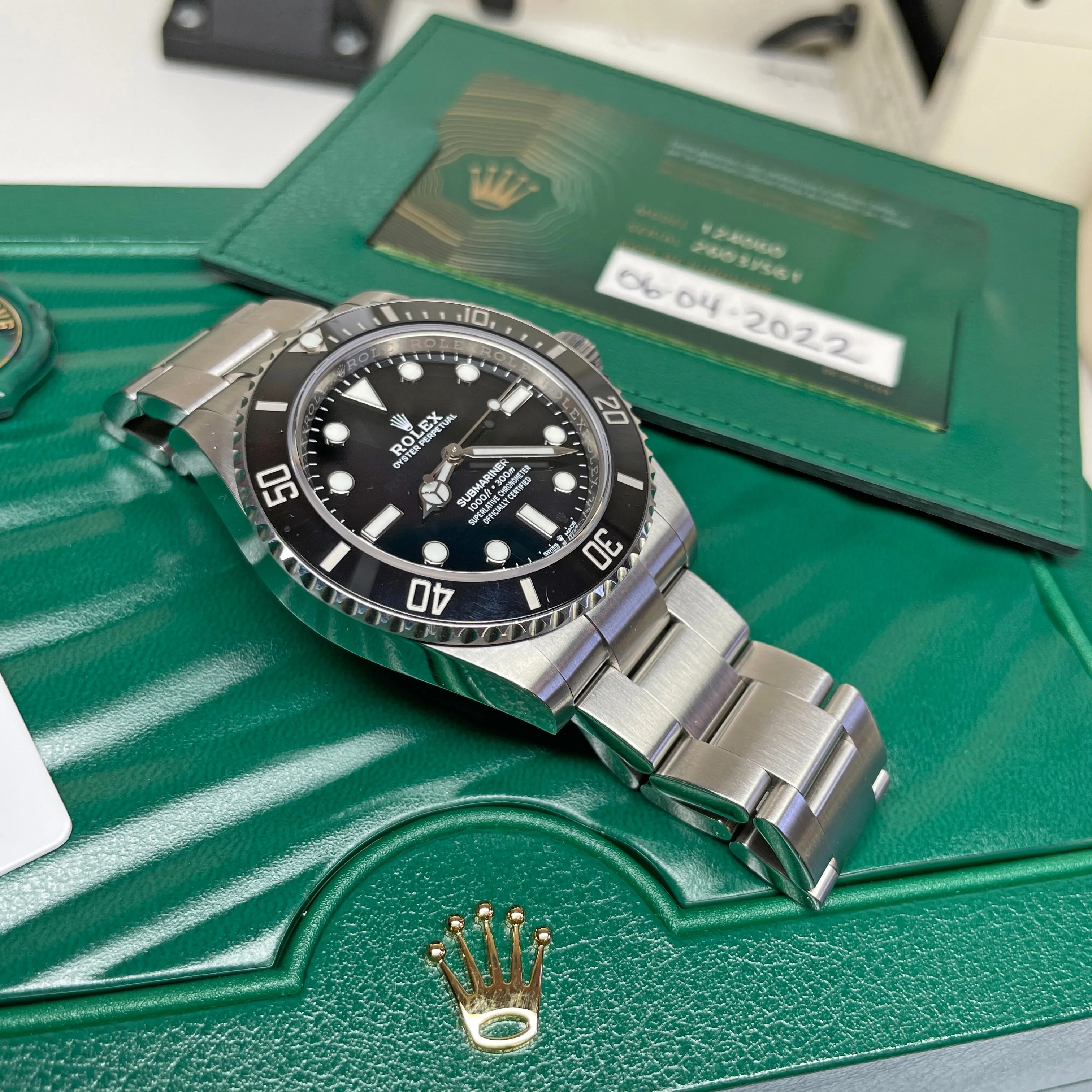 Rolex Submariner Oyster Black Dial Ceramic Watch 41mm 124060 2022