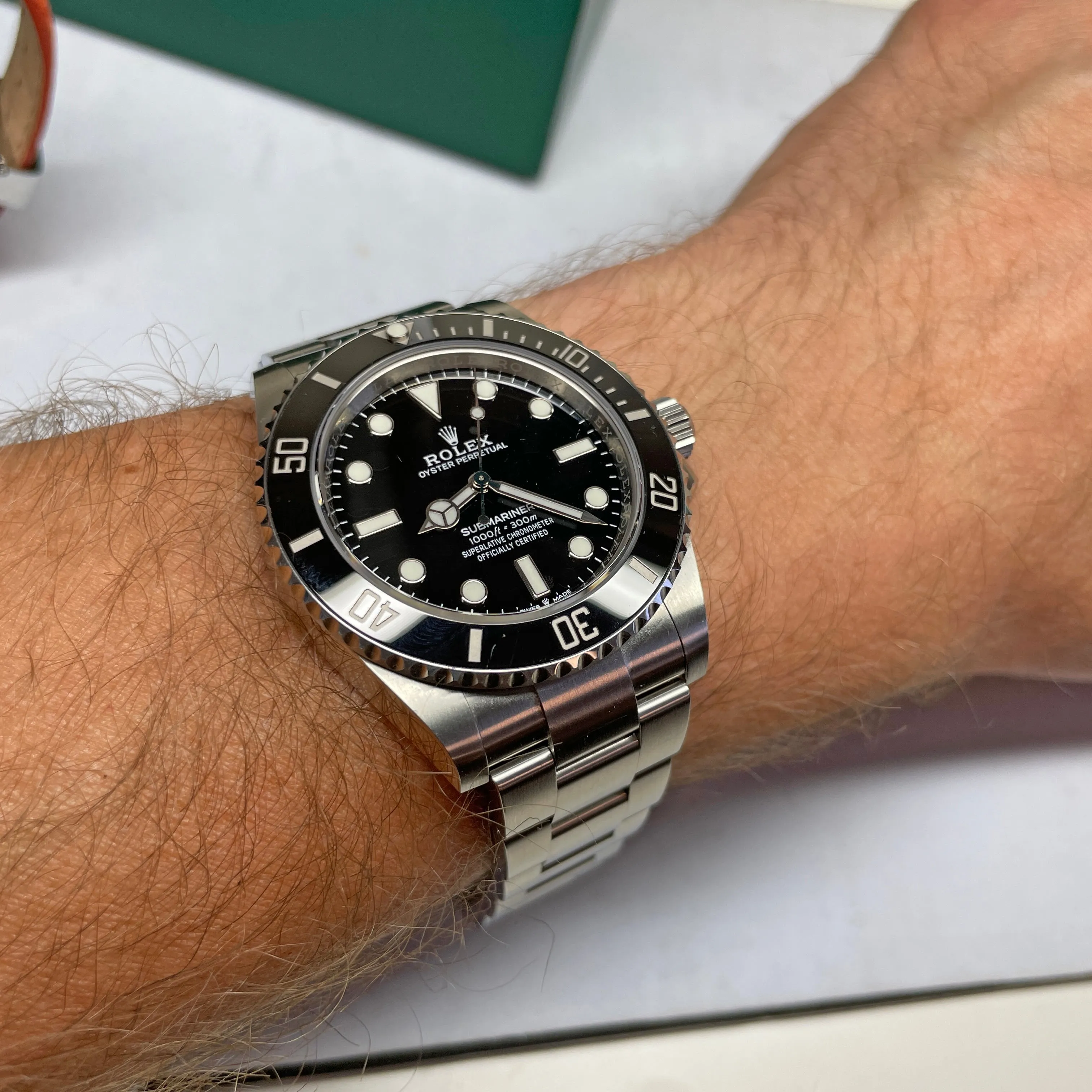 Rolex Submariner Oyster Black Dial Ceramic Watch 41mm 124060 2022