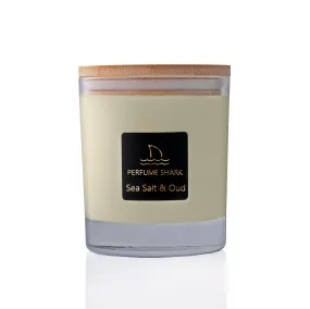 Sea Salt & Oud Candle - With Similar Fragrant Notes to Tom Ford Oud Minerale