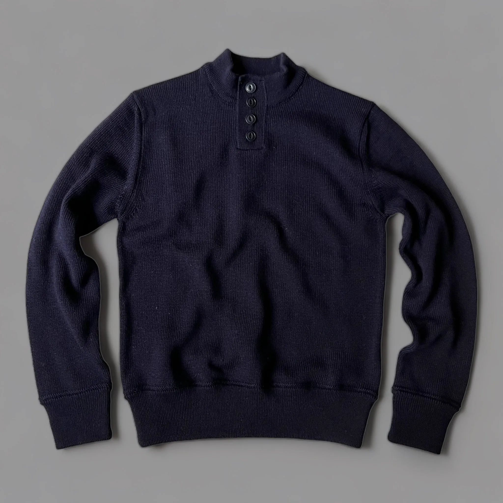 THE BRIG BUTTON FRONT - NAVY