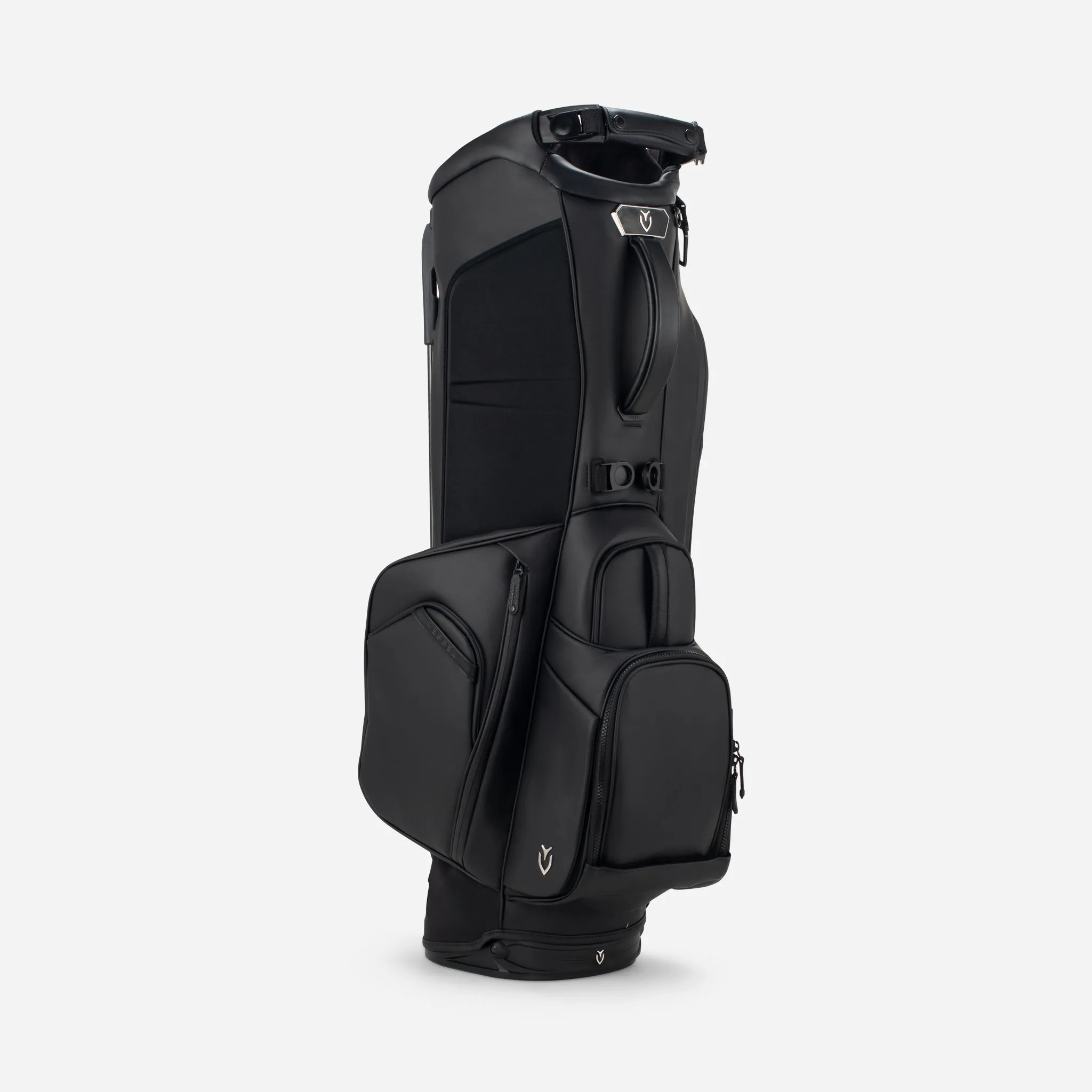 Pro Vessel Player-IV 6-Way Golf Stand Bag in Sleek Black