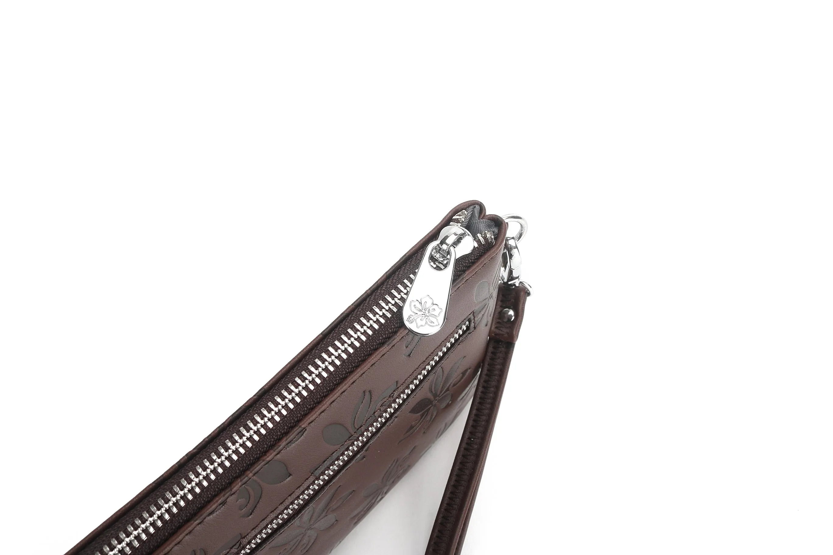 Wristlet Melody Tiare Embossed Brown-Black