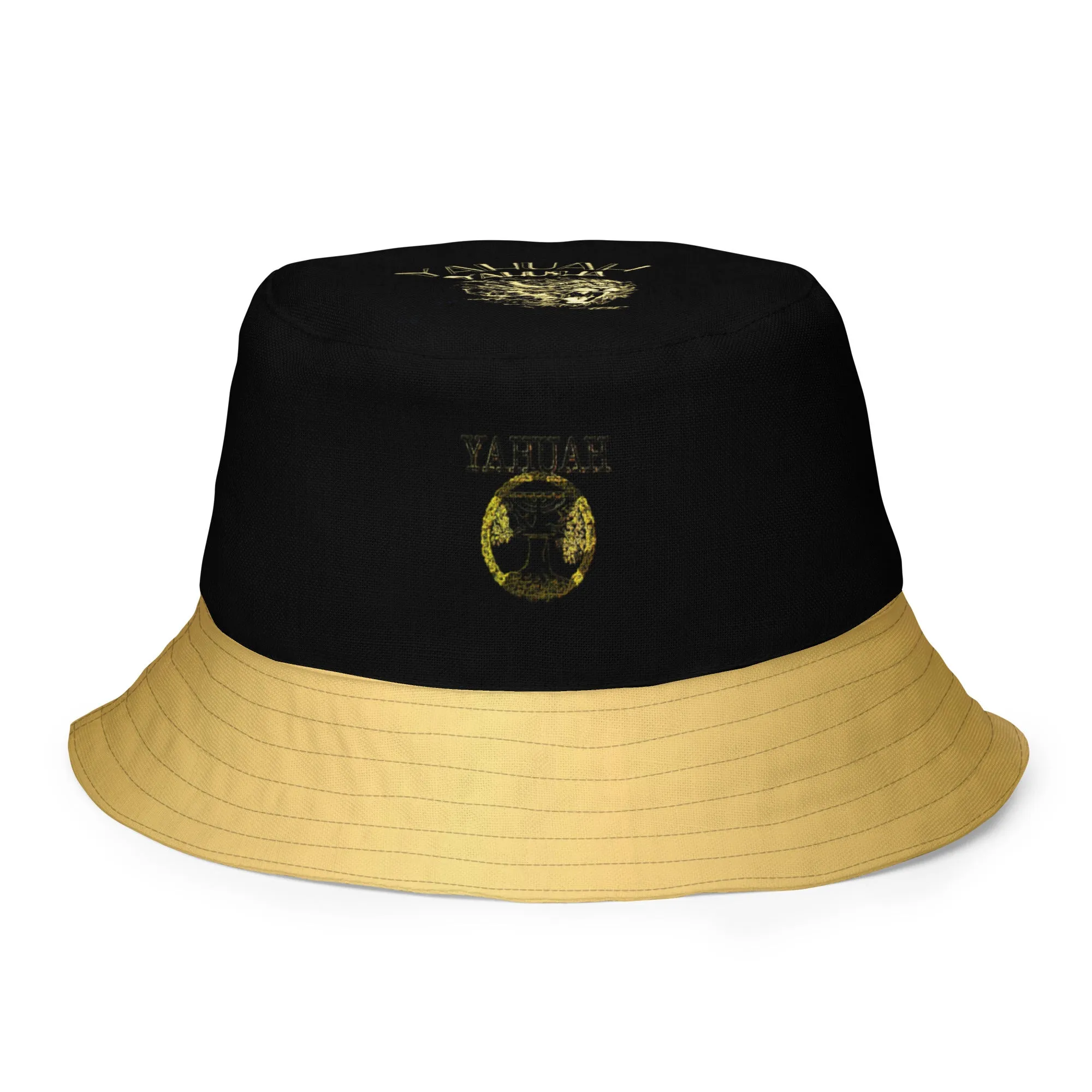 Yahuah Yahusha 01-05 Designer Reversible Bucket Hat